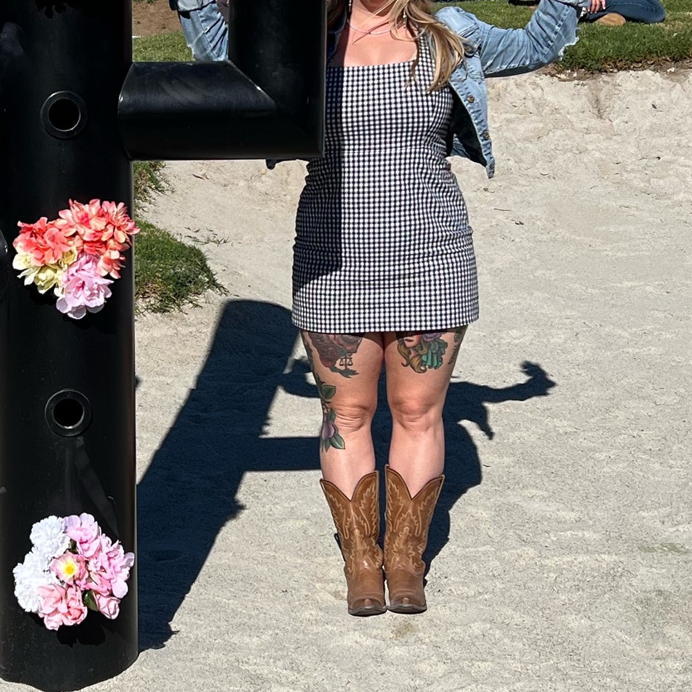 Favorite Daughter Gingham mini dress